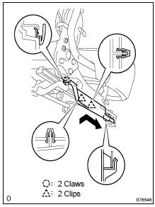 REMOVE RECLINING HINGE COVER LH