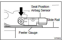 INSTALL SEAT POSITION AIRBAG SENSOR