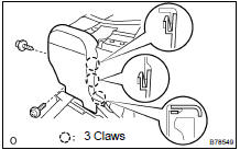 REMOVE REAR SEAT CUSHION MOULDING REAR LH