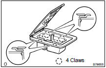 REMOVE REAR SEATBACK COVER LH