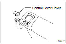 REMOVE REAR SEAT LOCK CONTROL LEVER SUB-ASSY LH