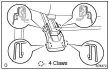 REMOVE REAR SEAT TRACK BRACKET COVER OUTER