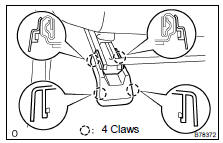 REMOVE REAR SEAT TRACK BRACKET COVER OUTER