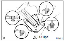 REMOVE REAR SEAT TRACK BRACKET COVER OUTER RH