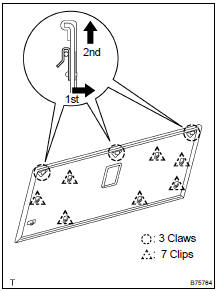 REMOVE NO.2 SEATBACK BOARD ASSY