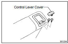 REMOVE REAR SEAT LOCK CONTROL LEVER SUB-ASSY RH