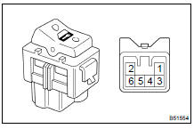 INSPECT DOOR CONTROL SWITCH ASSY