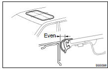 INSTALL SLIDING ROOF GLASS SUB-ASSY