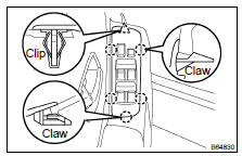 REMOVE MULTIPLEX NETWORK MASTER SWITCH ASSY