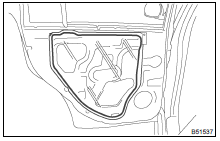  INSTALL REAR DOOR SERVICE HOLE COVER LH