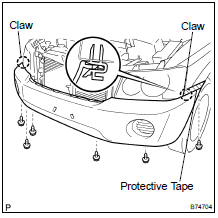 REMOVE FRONT BUMPER COVER