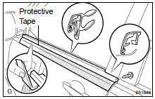 REMOVE FRONT DOOR BELT MOULDING ASSY LH