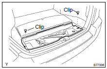 REMOVE DECK FLOOR BOX REAR