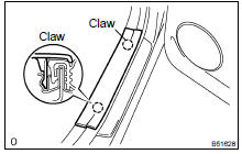 REMOVE REAR DOOR SCUFF PLATE LH