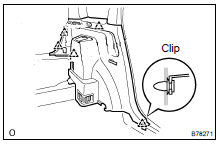 REMOVE DECK TRIM SIDE PANEL ASSY LH