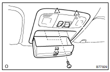  REMOVE ROOF CONSOLE BOX ASSY