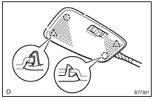 REMOVE ROOM LAMP ASSY NO.1