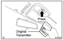 REGISTER TRANSMITTER CODE