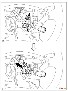 REMOVE CRUISE CONTROL MAIN SWITCH