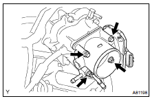 REMOVE THROTTLE BODY ASSY