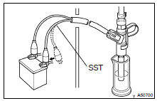 INSPECT FUEL INJECTOR ASSY