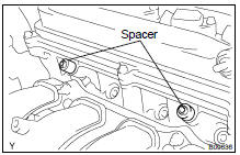 INSTALL FUEL DELIVERY PIPE W/INJECTOR