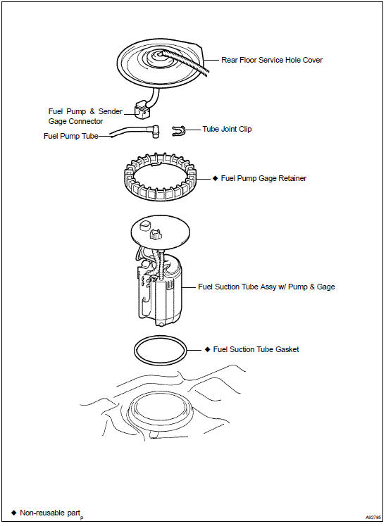 Fuel pump assy (2az-fe)