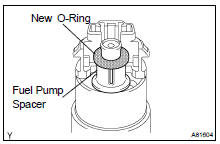  INSTALL FUEL PUMP ASSY