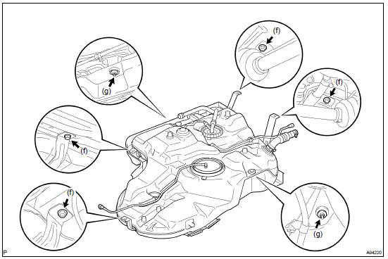 REMOVE FUEL TANK ASSY