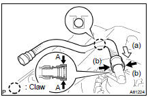 REMOVE FUEL TANK VENT HOSE