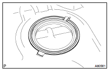 REMOVE TANK SUCTION TUBE SUPPORT