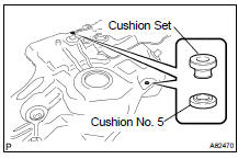 REMOVE FUEL TANK CUSHION SET