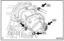 REMOVE INTAKE AIR SURGE TANK