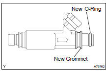 INSTALL FUEL INJECTOR ASSY