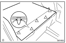 REMOVE DECK BOARD SUB-ASSY