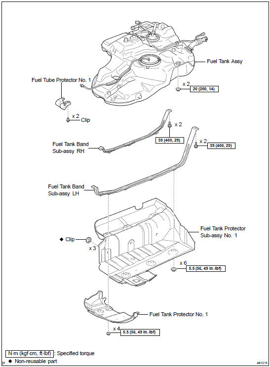 Fuel tank assy (3mz-fe)