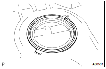 REMOVE TANK SUCTION TUBE SUPPORT