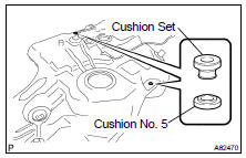 REMOVE FUEL TANK CUSHION SET