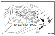 CHECK AIR INLET LINE