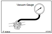 Not using hand-held tester: INSPECT EVAP SYSTEM LINE