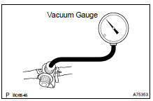 Not using hand-held tester: INSPECT EVAP SYSTEM LINE