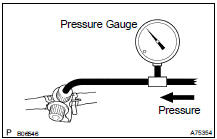 Not using hand-held tester: INSPECT EVAP SYSTEM LINE