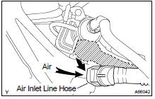 CHECK AIR INLET LINE