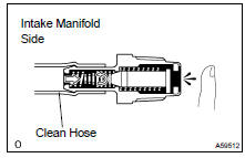 INSPECT VENTILATION VALVE SUB-ASSY