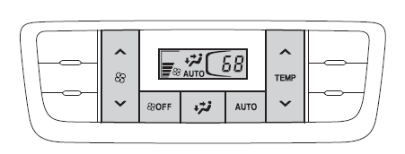 Toyota Highlander. Air conditioning controls