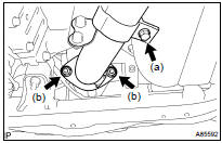 REMOVE EXHAUST PIPE ASSY FRONT