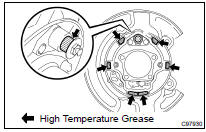 APPLY HIGH TEMPERATURE GREASE