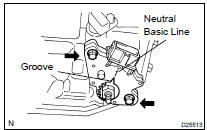 INSTALL PARK/NEUTRAL POSITION SWITCH ASSY